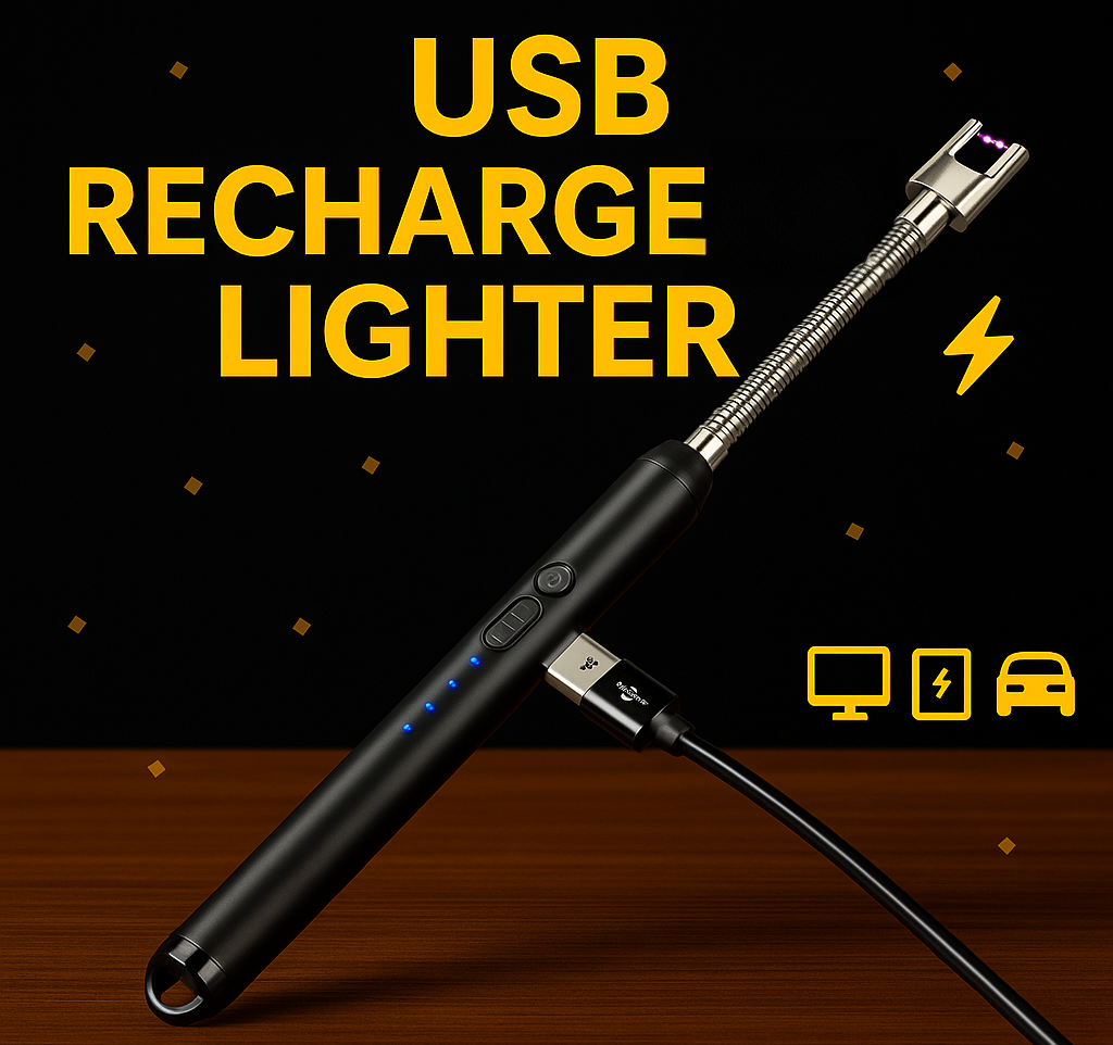 Rechargeable Usb Electric Gas Lighter