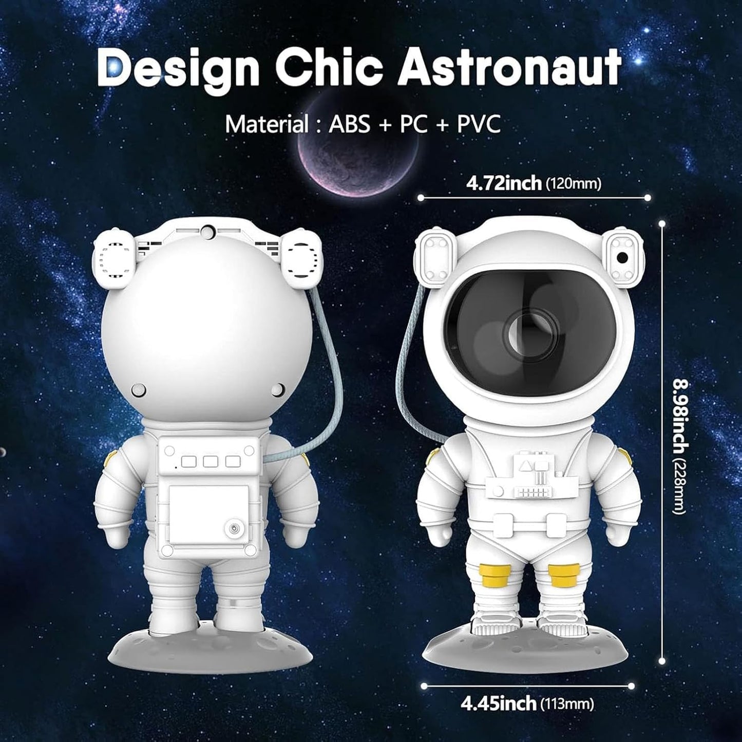 Modern Astronaut Projector for Living Room